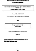 2018 - Budget supplémentaire