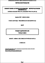 2018 - Budget supplémentaire