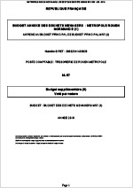 2019 - Budget supplémentaire