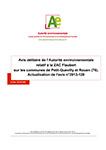 Ecoquartier Flaubert Étude d'impact - réalisation de la ZAC-2016