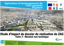 Ecoquartier Flaubert Étude d'impact - réalisation de la ZAC-2016